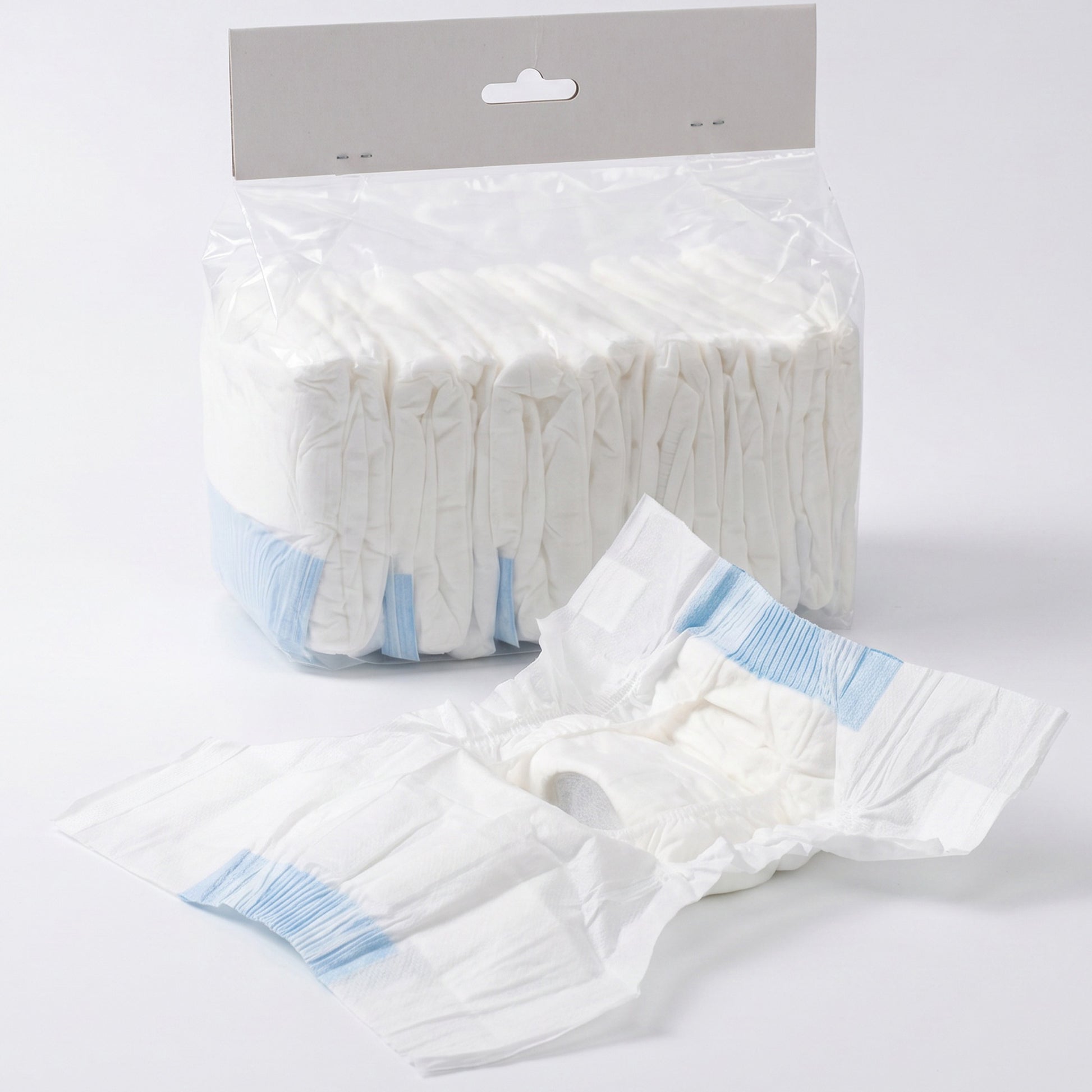 Photo of PawHut Disposable Dog Diapers Female for M Dogs Incontinence or Excitable Urination and Training 48 Count in Count colour on a white background