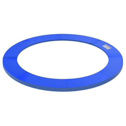 Photo of HOMCOM 8ft Trampoline Pad, Φ244cm Trampoline Accessories Surround Pad Thick Foam Pads Padding Replacement Spare, No Holes for Pole, Blue in Blue colour on a white background