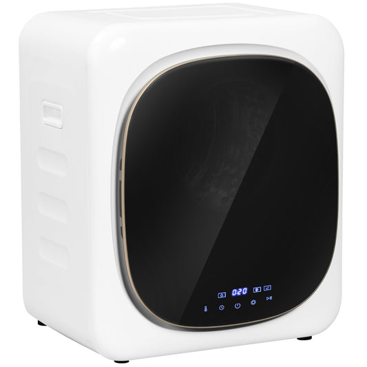 Photo of HOMCOM 2.5 kg Compact Tumble Dryer, with UV Sterilisation - White in White colour on a white background