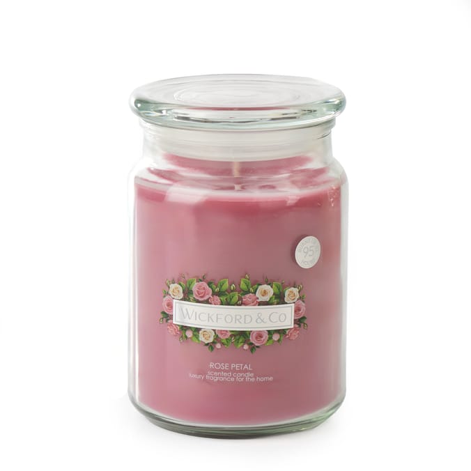 Wickford & Co 18oz Scented Candle – 95hr Burn Time – Long-Lasting Home Fragrance