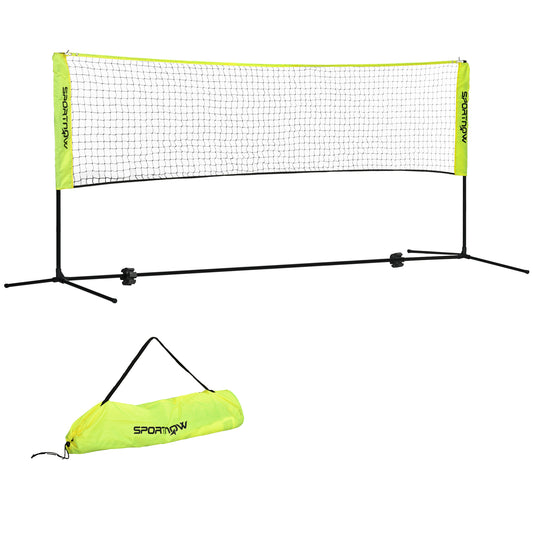 Photo of SPORTNOW 3m Badminton Net, Height Adjustable Outdoor Sports Net, with Carry Bag, for Tennis, Pickleball, Volleyball in Volleyball colour on a white background
