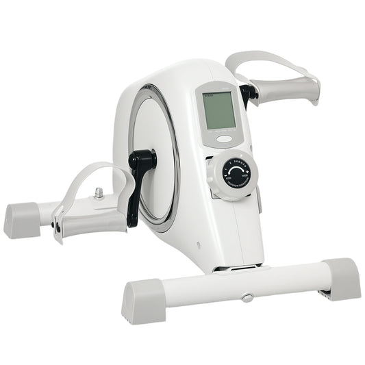 Photo of SPORTNOW Pedal Exerciser with Eight Level Magnetic Resistance, with Eight-Level Magnetic Resistance, White in White colour on a white background