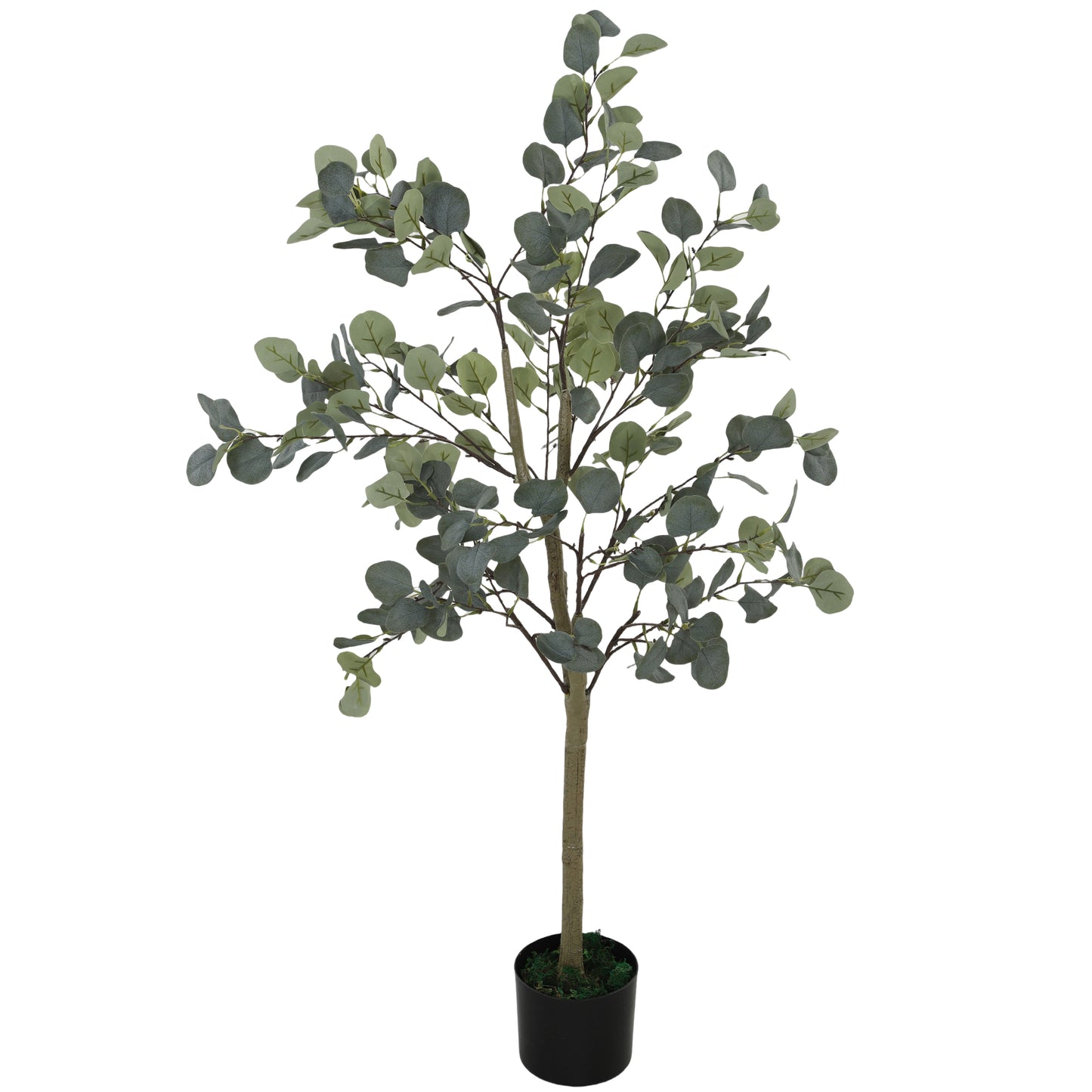 Photo of Outsunny 35.5" Topiary Trees Artificial Faux Fakes Spiral Plant Green Cedar Tree Indoor Decor with Nursery Pot in Pot colour on a white background