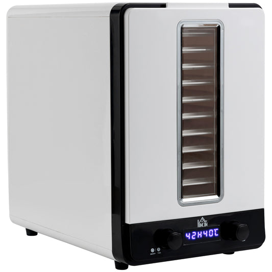 Photo of HOMCOM 11-Tray Food Dehydrator, 40-70℃ Temperature and Timer in Timer colour on a white background