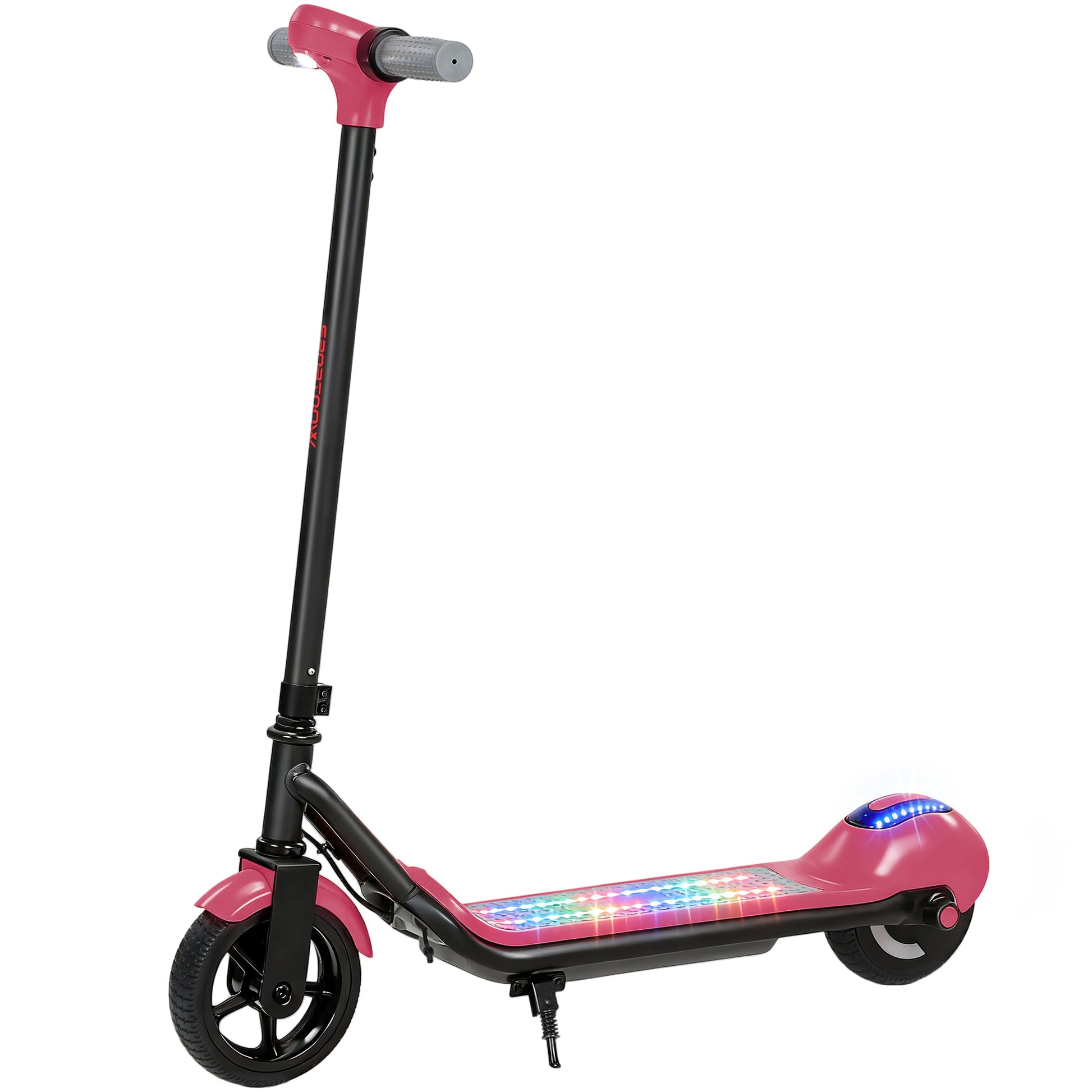 Photo of SPORTNOW Electric Scooter for Kids, with LED Display, Pink in Pink colour on a white background