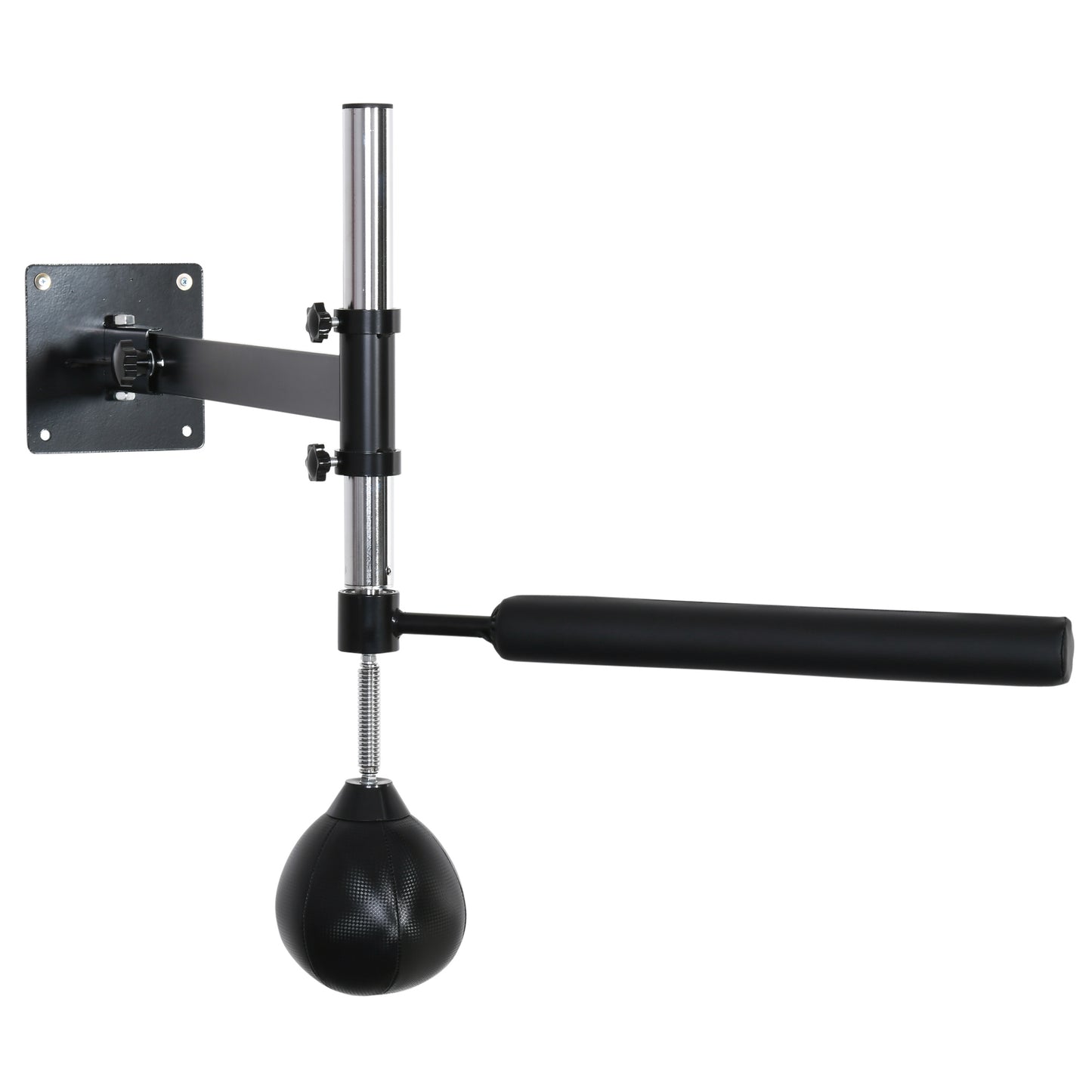 Photo of HOMCOM Wall Mount Fast-Reflexes Speed Bag Boxing, Height Adjustable Punching Bag, MMA, Martial Arts and Boxing Equipment for Training at Home in Home colour on a white background