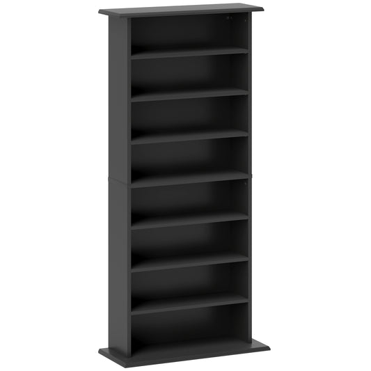 Photo of HOMCOM 360 CD Storage Unit - Black in Black colour on a white background
