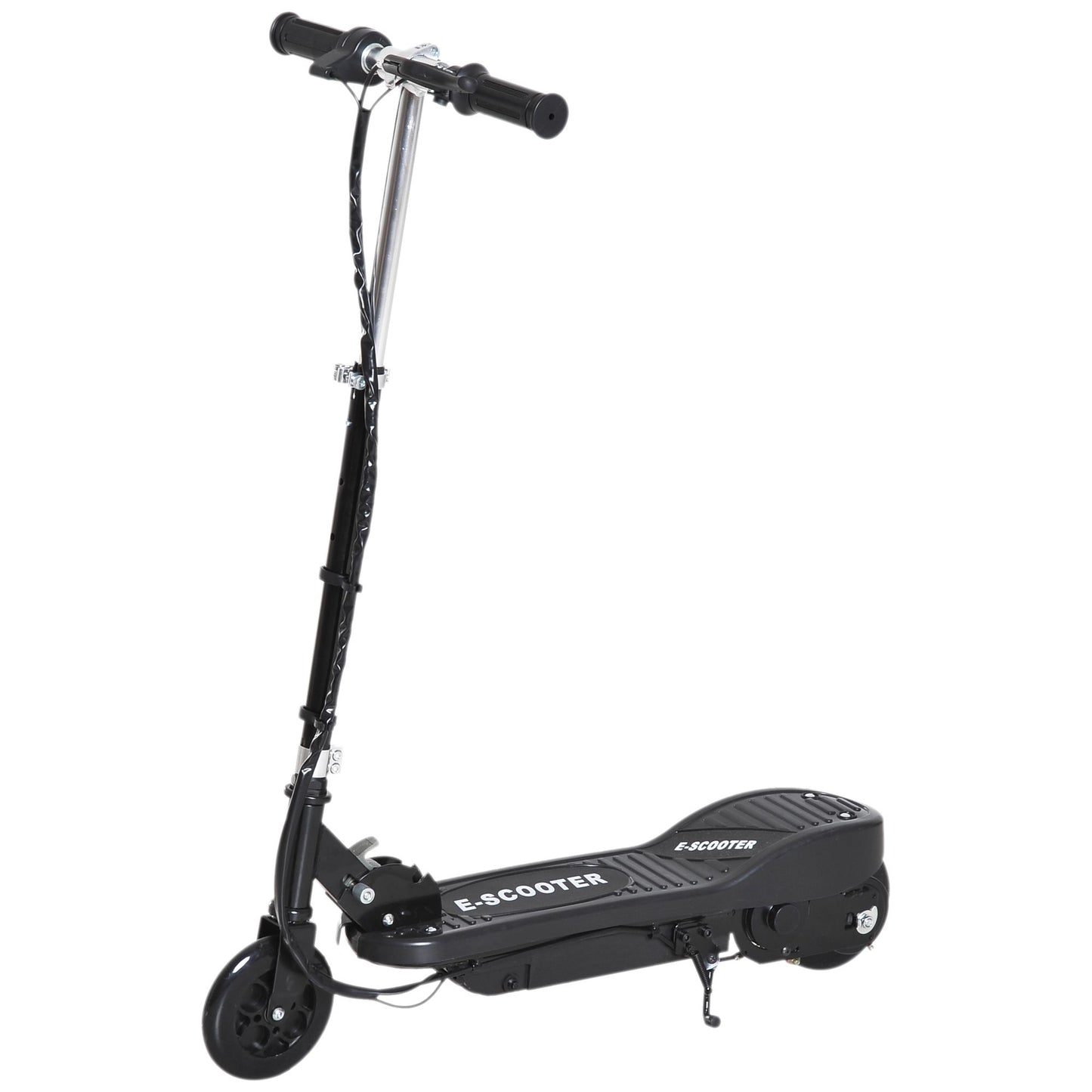 Photo of HOMCOM Folding Kids Electric Scooter Ride on Toy, Age 7-14-Black in 7-14-Black colour on a white background