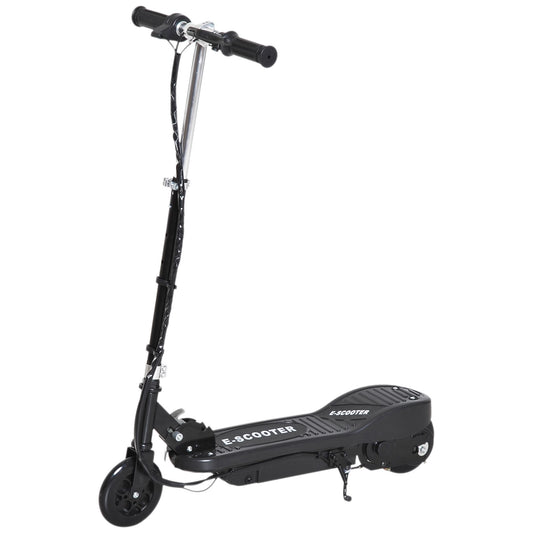 Photo of HOMCOM Folding Kids Electric Scooter Ride on Toy, Age 7-14-Black in 7-14-Black colour on a white background