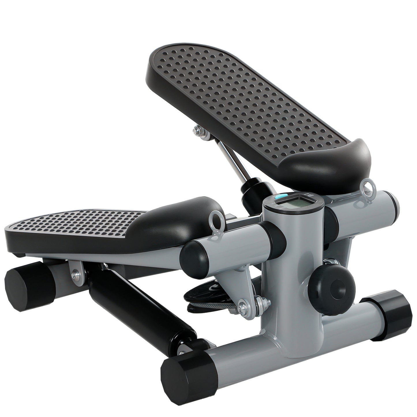 Photo of SPORTNOW Mini Stepper, Compact Step Machine Exerciser for Home Workouts, with Resistance Bands, LCD Monitor, Non-Slip Pedals in Pedals colour on a white background