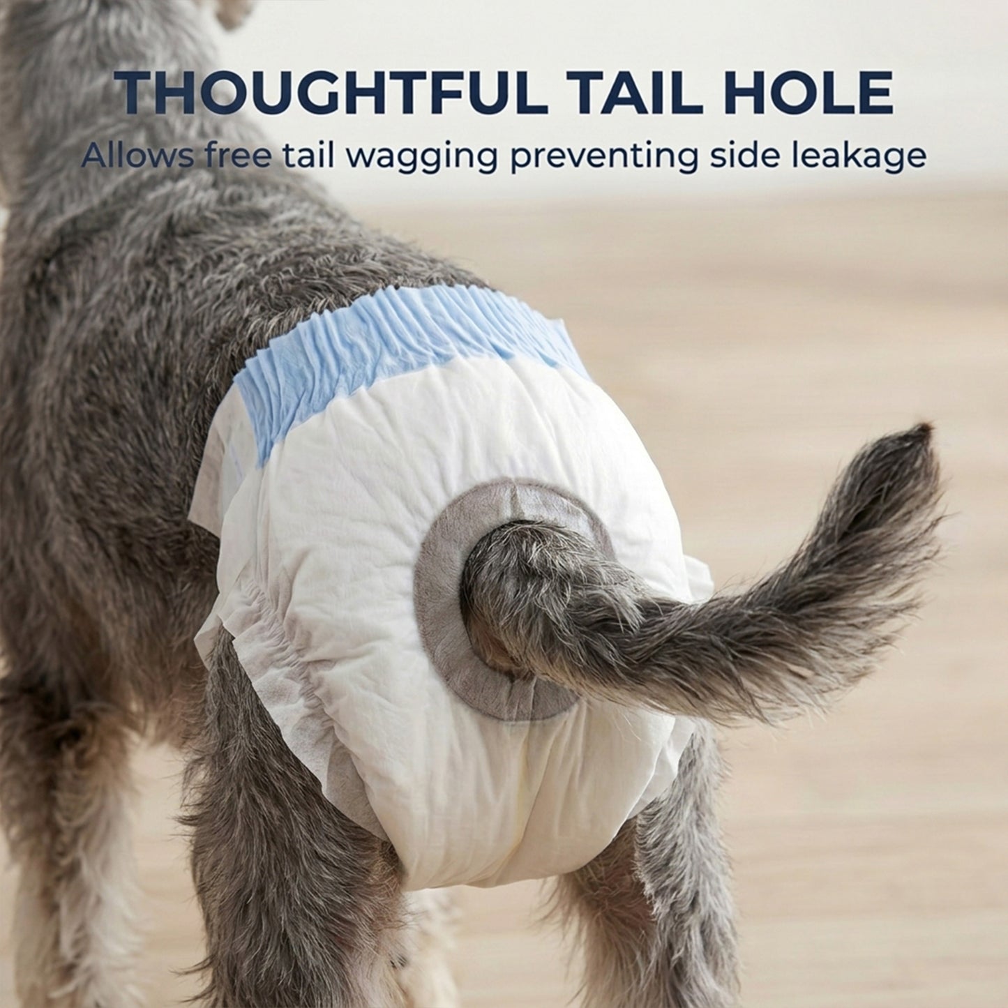 PawHut Disposable Dog Diapers Female for S Dogs Incontinence or Excitable Urination and Training 48 Count