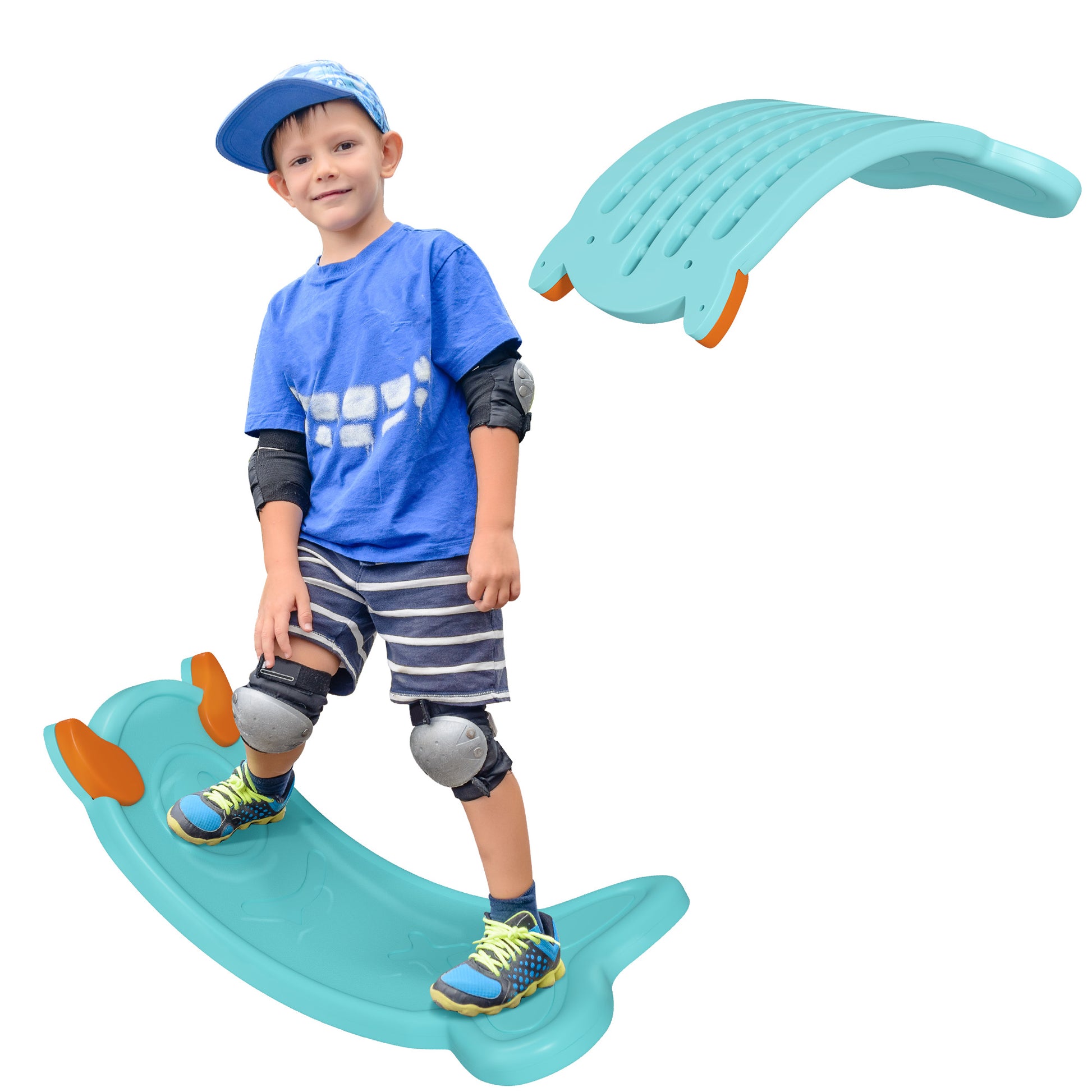 Photo of AIYAPLAY Balance Board for Kids Balance Training & Sensory Play, Light Blue in Blue colour on a white background