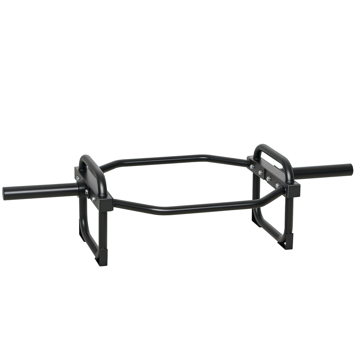Photo of SPORTNOW Olympic Trap Bar, 2" Hex Barbell Bar with 300kg Capacity for Deadlifts, Shrugs, Squats and Farmer Walks in Walks colour on a white background