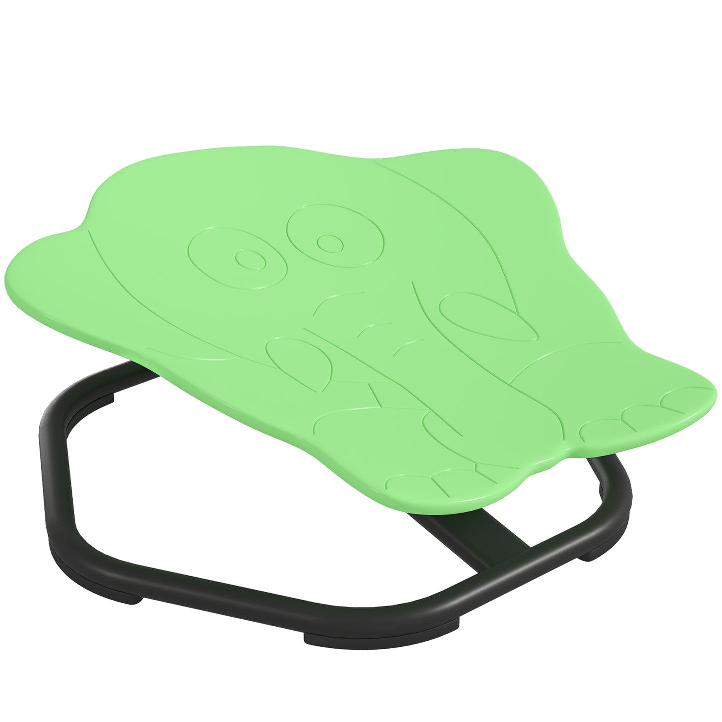 Photo of AIYAPLAY Elephant-Shaped Spinning Chair for Autism, 3-6 Years, Green in Green colour on a white background