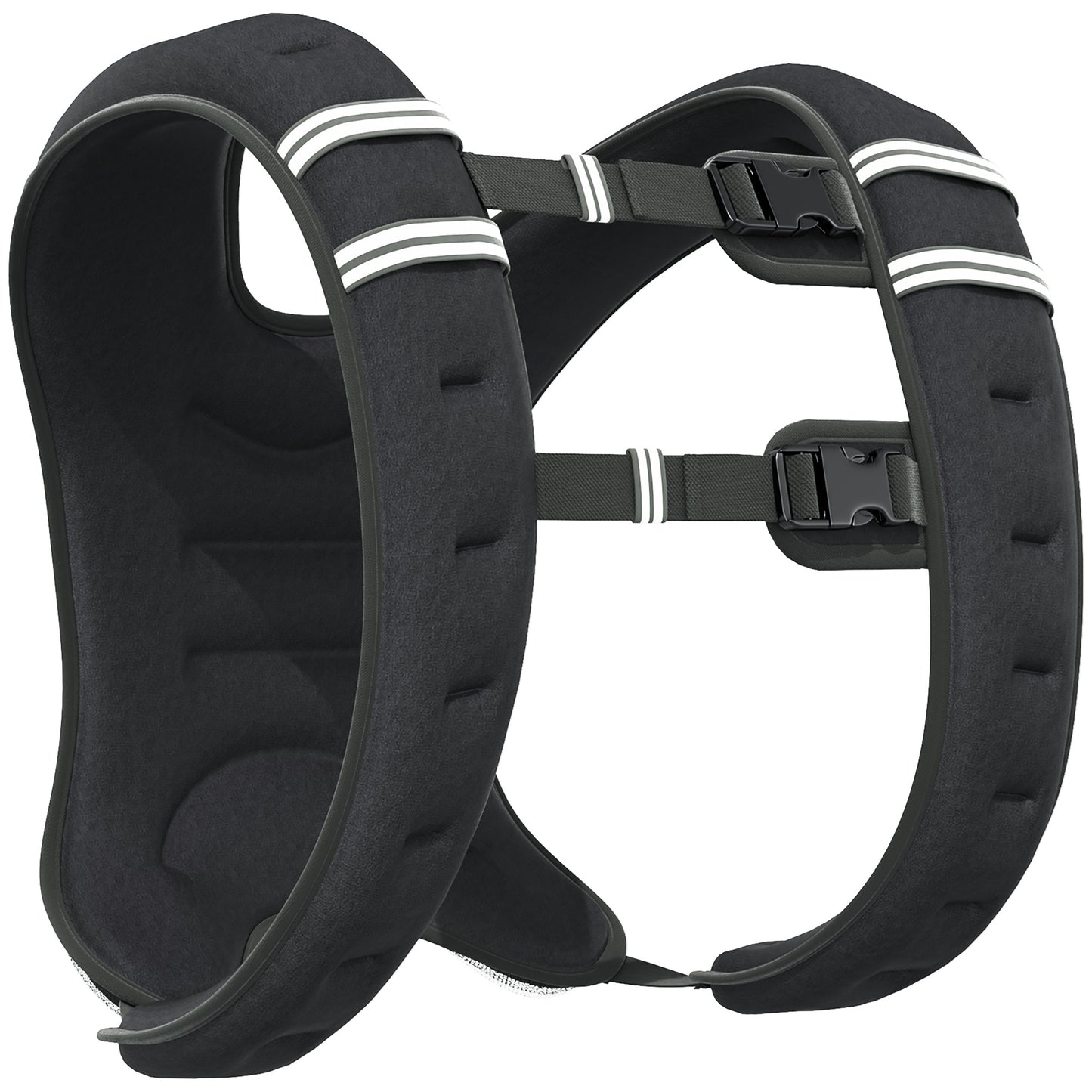 Photo of HOMCOM 5KG Weighted Vest, Running Weight Vest with Adjustable Strap, Convenient Pocket and Reflective Strips for Men and Women in Women colour on a white background