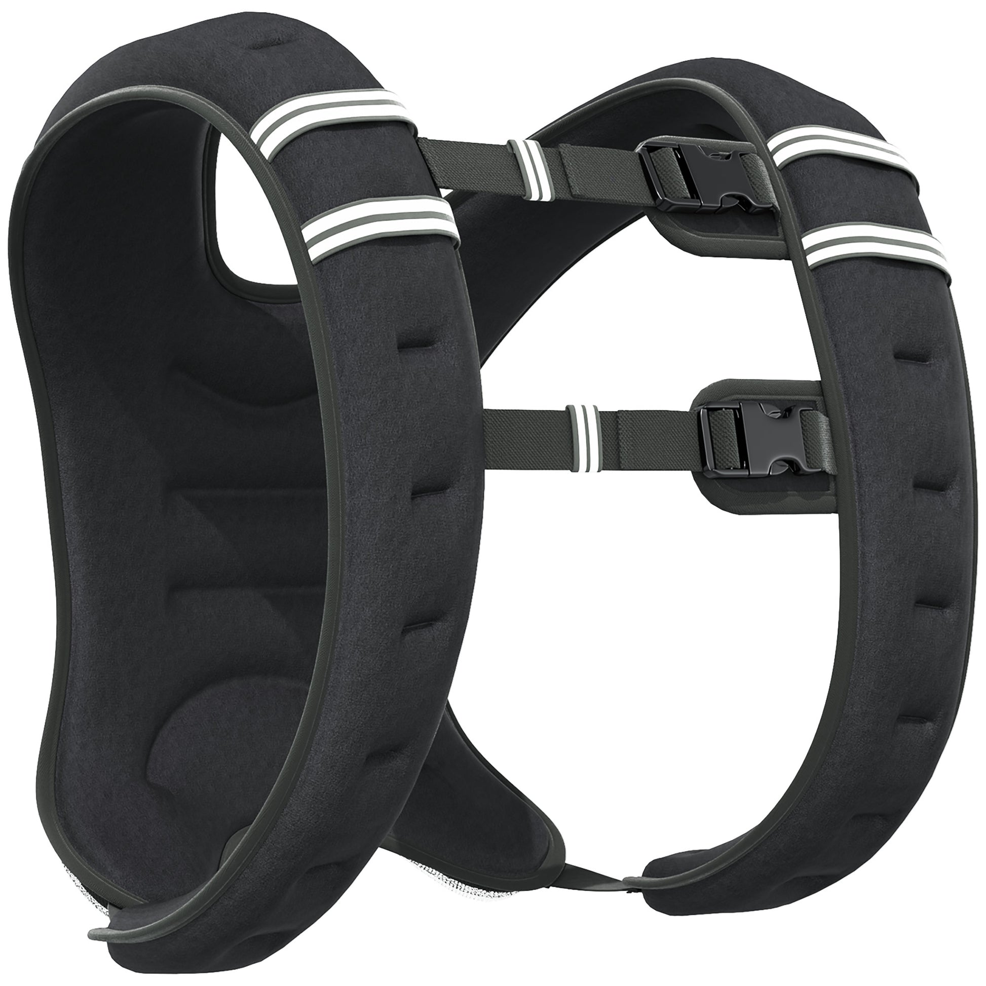 Photo of HOMCOM 5KG Weighted Vest, Running Weight Vest with Adjustable Strap, Convenient Pocket and Reflective Strips for Men and Women in Women colour on a white background