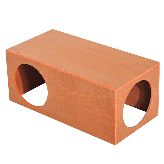 Photo of PawHut Outdoor Rabbit Hideaway Shelter Indoor Cat Tunnel Garden Kitty Box House Pet Home Run Play Cage Waterproof 60Lx30Wx25H(cm) in 60Lx30Wx25H(cm) colour on a white background