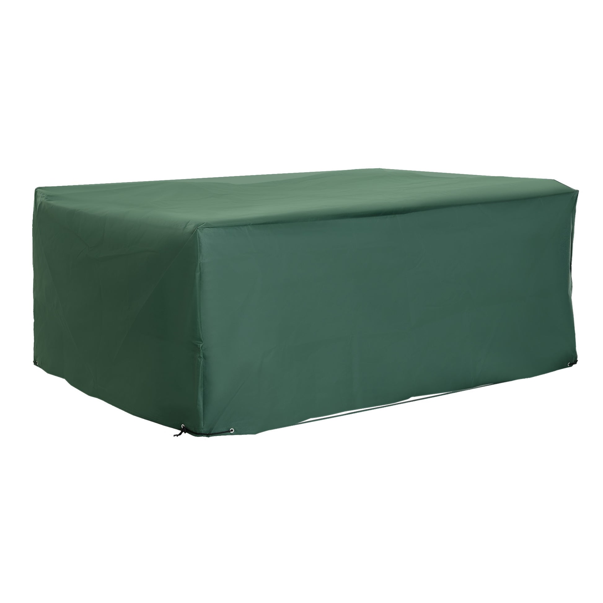Photo of Outsunny Outdoor Garden Furniture Cover Waterproof, Anti-UV 600D Heavy Duty Oxford Fabric Patio Furniture Cover for Rectangular Sofa Table Set, Green, 205 x 145 x 70 cm in cm colour on a white background
