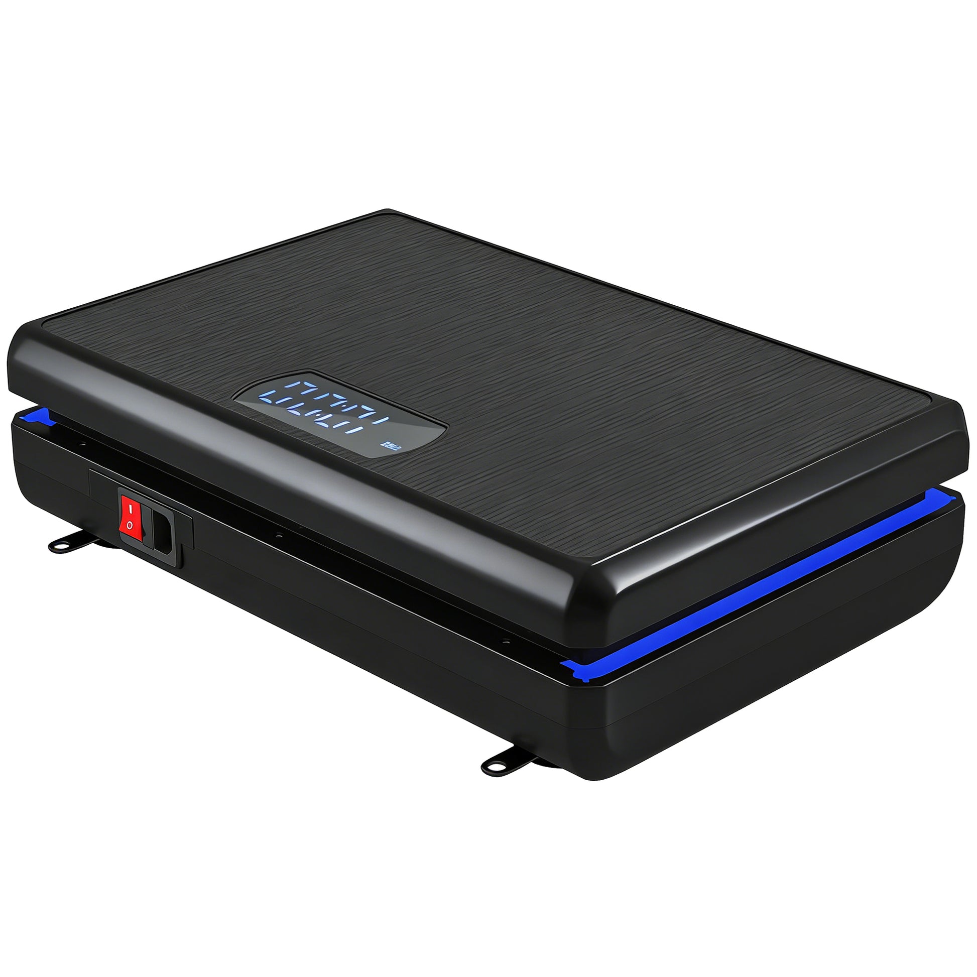 Photo of SPORTNOW Vibration Plate Exercise Machine with 120 Speed Levels, 5 Programs, Quiet Vibrating Plate with Resistance Bands in Bands colour on a white background