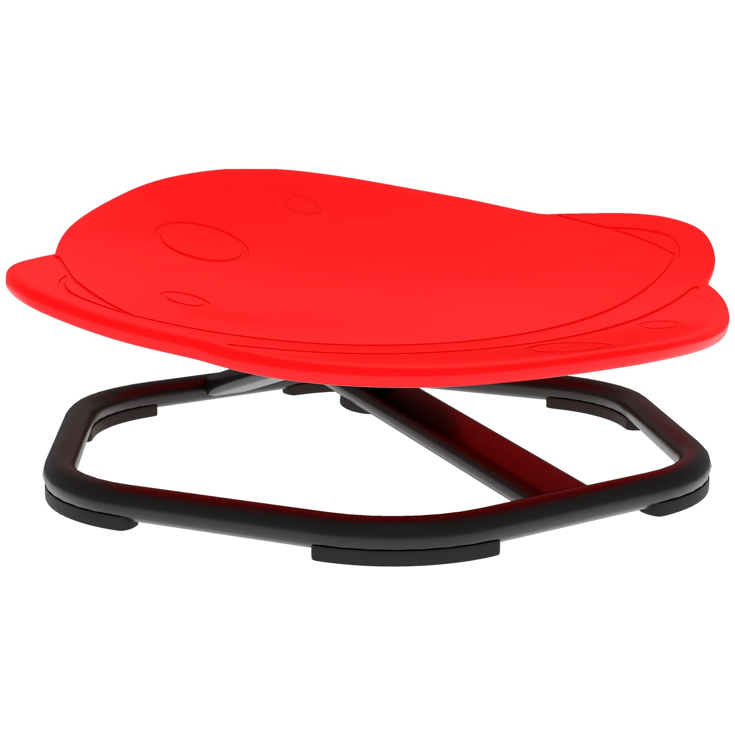 Photo of AIYAPLAY Planet-Shaped-kids Swivel Chair, Sensory Spinning Chair for Balance, Coordination Training, Red in Red colour on a white background