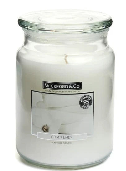 Wickford & Co 18oz Scented Candle – 95hr Burn Time – Long-Lasting Home Fragrance