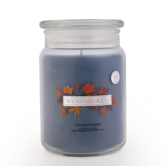 Wickford & Co 18oz Scented Candle – 95hr Burn Time – Long-Lasting Home Fragrance