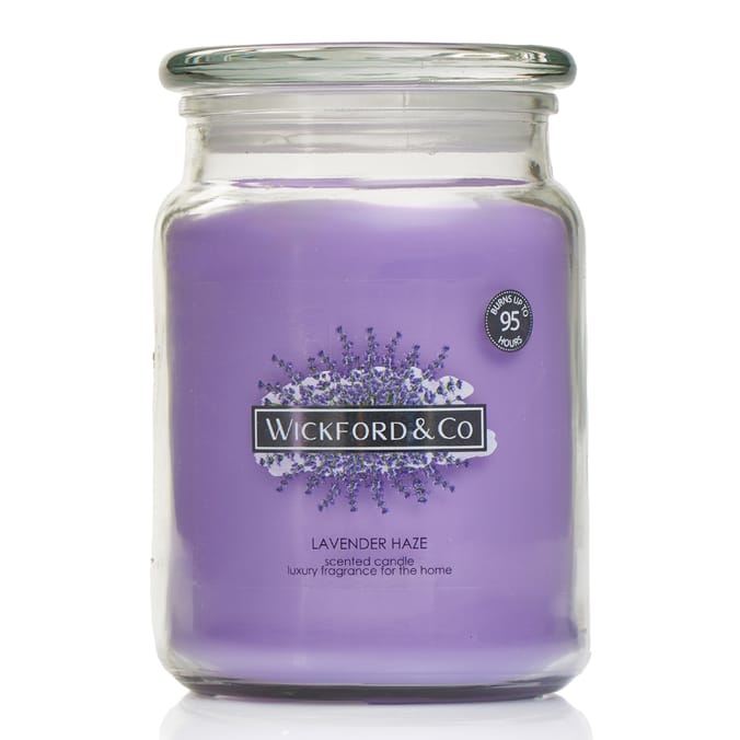 Wickford & Co 18oz Scented Candle – 95hr Burn Time – Long-Lasting Home Fragrance
