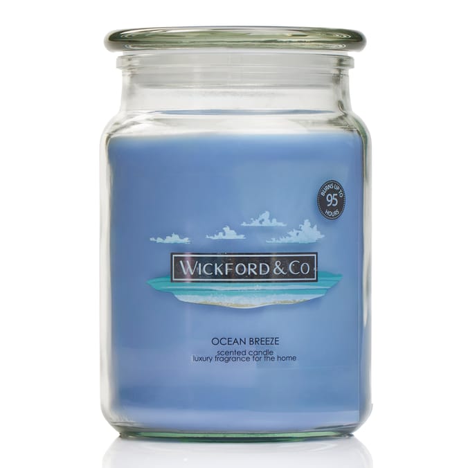 Wickford & Co 18oz Scented Candle – 95hr Burn Time – Long-Lasting Home Fragrance