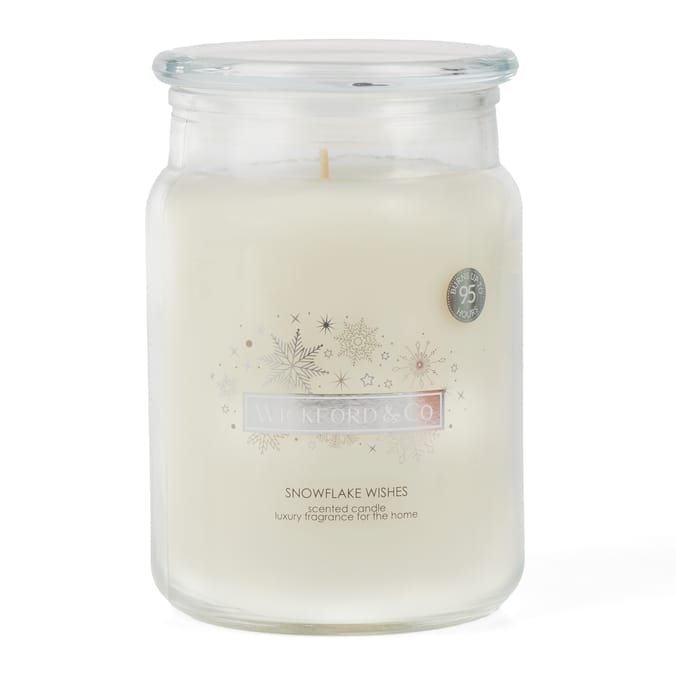 Wickford & Co 18oz Scented Candle – 95hr Burn Time – Long-Lasting Home Fragrance