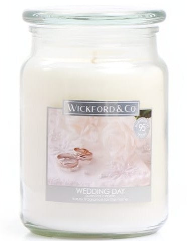 Wickford & Co 18oz Scented Candle – 95hr Burn Time – Long-Lasting Home Fragrance