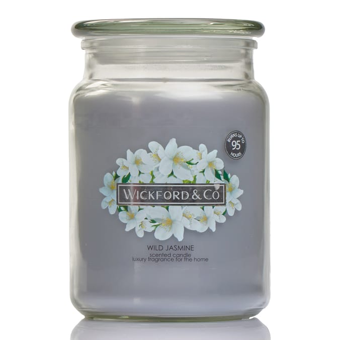 Wickford & Co 18oz Scented Candle – 95hr Burn Time – Long-Lasting Home Fragrance