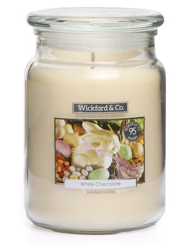 Wickford & Co 18oz Scented Candle – 95hr Burn Time – Long-Lasting Home Fragrance