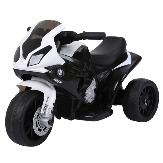 Photo of HOMCOM Electric Kids Ride on BMW Motorbike W/Headlights and Music, 6 V-Black in V-Black colour on a white background