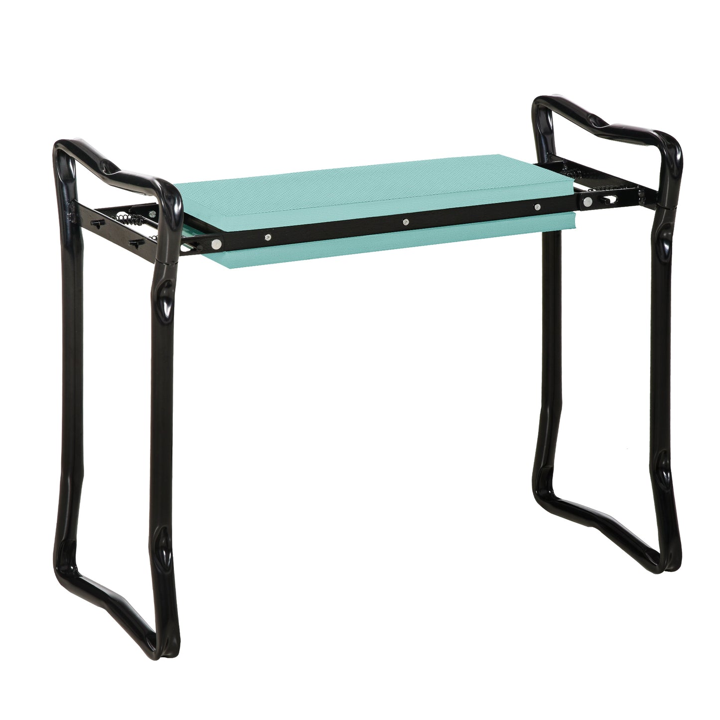 Photo of Outsunny 2 In 1 Garden Kneeler Seat Kneeling Pad Support Bench Foldable Knee Protector, Green in Green colour on a white background