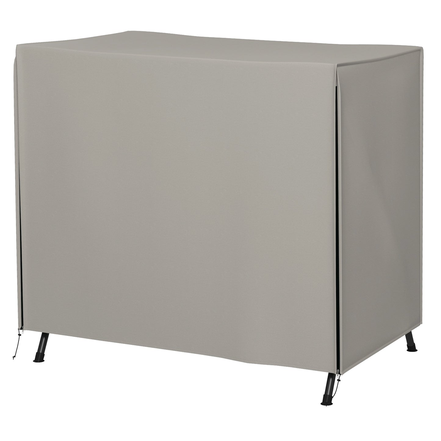 Photo of Outsunny 152 x 177cm Three-Seater Swing Chair Protective Cover Light Grey in Grey colour on a white background