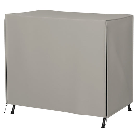 Photo of Outsunny 152 x 177cm Three-Seater Swing Chair Protective Cover Light Grey in Grey colour on a white background