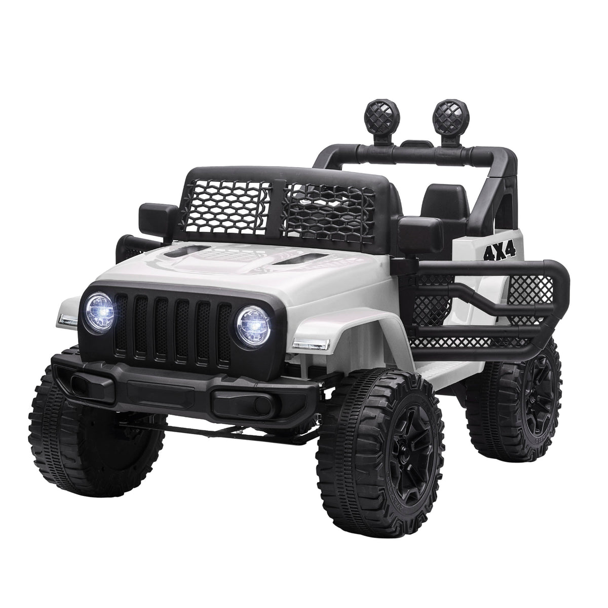 Photo of HOMCOM 12V Kids Electric Ride On Car Truck Toy SUV with Remote Control for 3-6 Yrs in Yrs colour on a white background