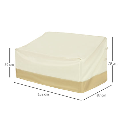 Outsunny furniture cover with dimensions of 152 x 87 cm and height of 59–79 cm