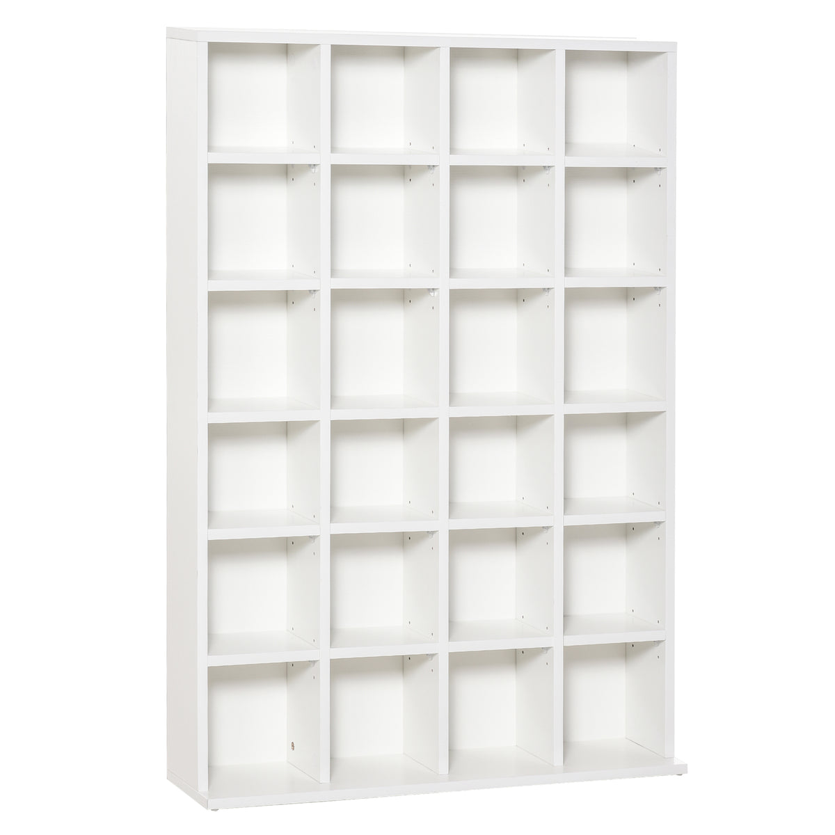 HOMCOM white storage unit with 24 open compartments