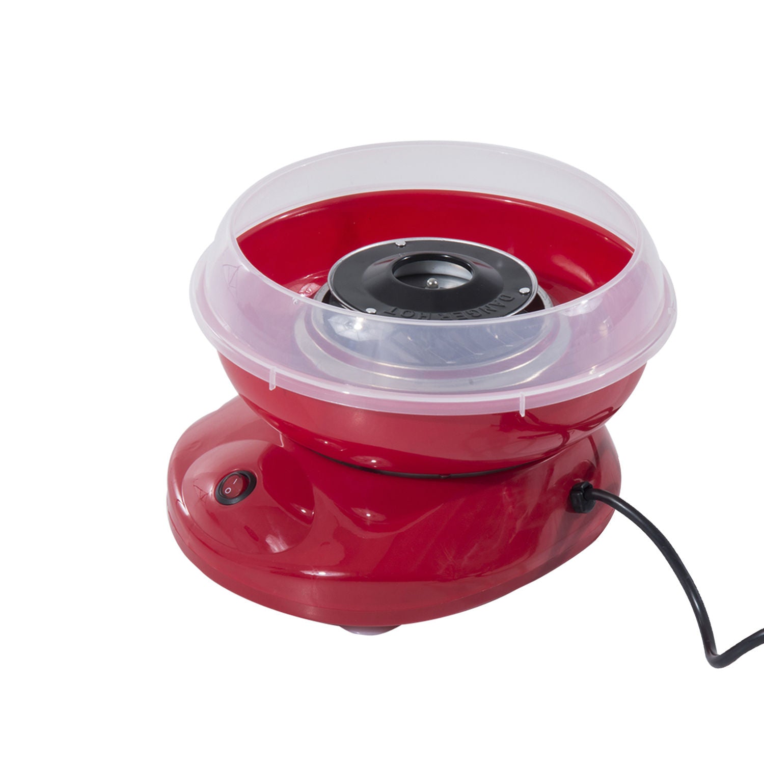 Photo of HOMCOM Candy Floss Machine Electric Cotton Candy Maker Gadgetry 450W (Red) in (Red) colour on a white background
