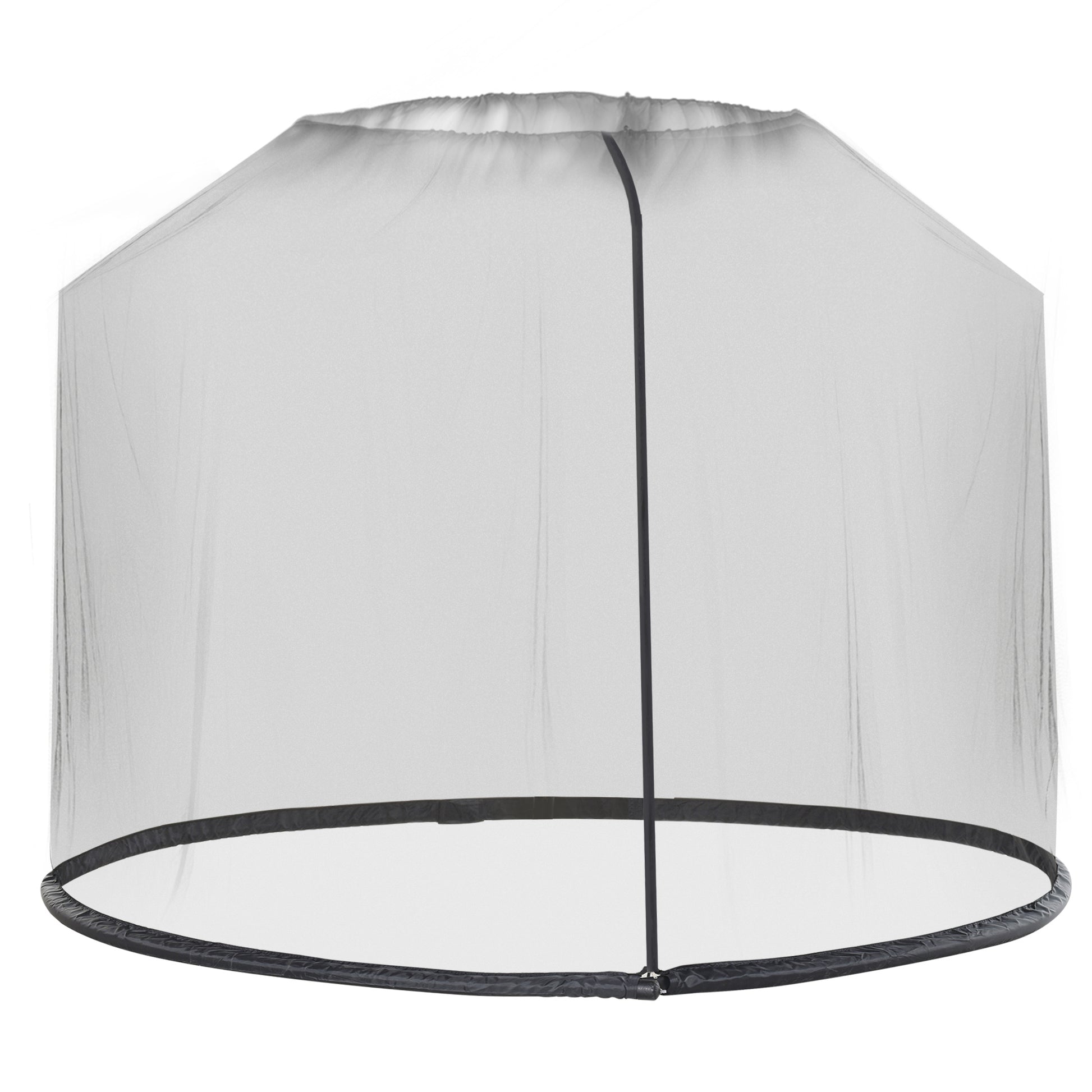 Photo of Outsunny 2.3m Umbrella Table Screen Outdoor Patio Cover Mosquito Insect Net Zipped Door in Door colour on a white background