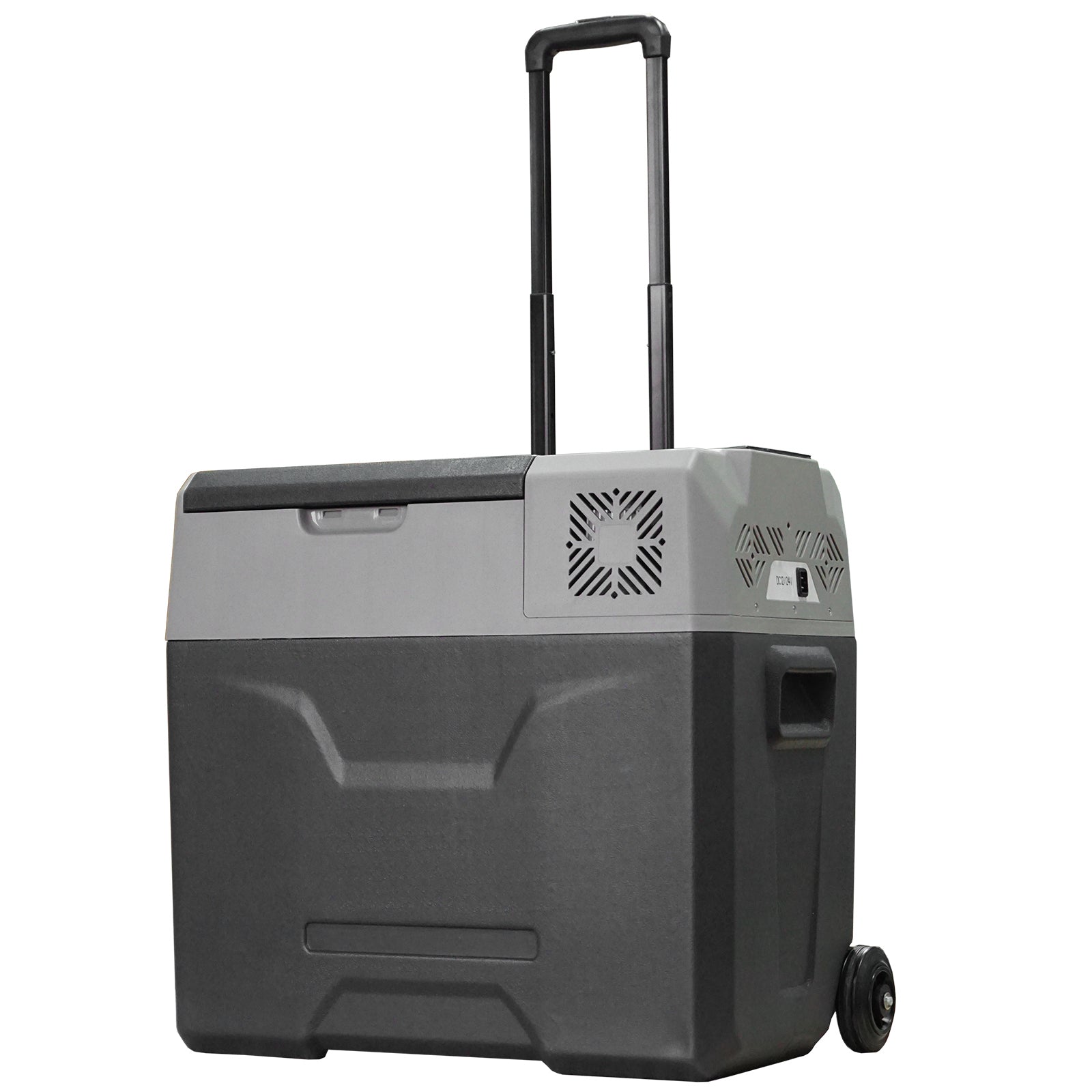 Photo of HOMCOM Car Refrigerator, Portable 12/24V 50 Litre Compressor Fridge Freezer, Electric Cooler Box for Camping, Travel, Picnic, Down to -20℃ in -20℃ colour on a white background