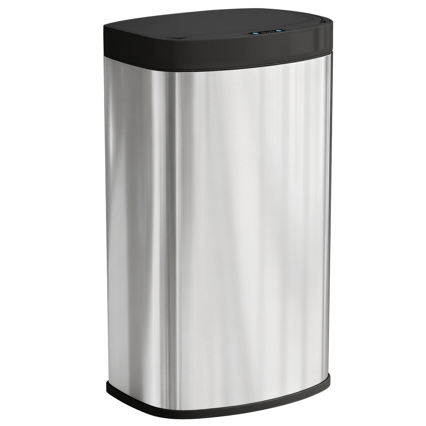 Photo of HOMCOM 55L Sensor Bin with Soft-Close Lid, Automatic Touchless Motion Sensor Kitchen Bin with Fingerprint Resistant Stainless Steel for Hygienic Gyms, Home Office Use, Silver Tone in Tone colour on a white background