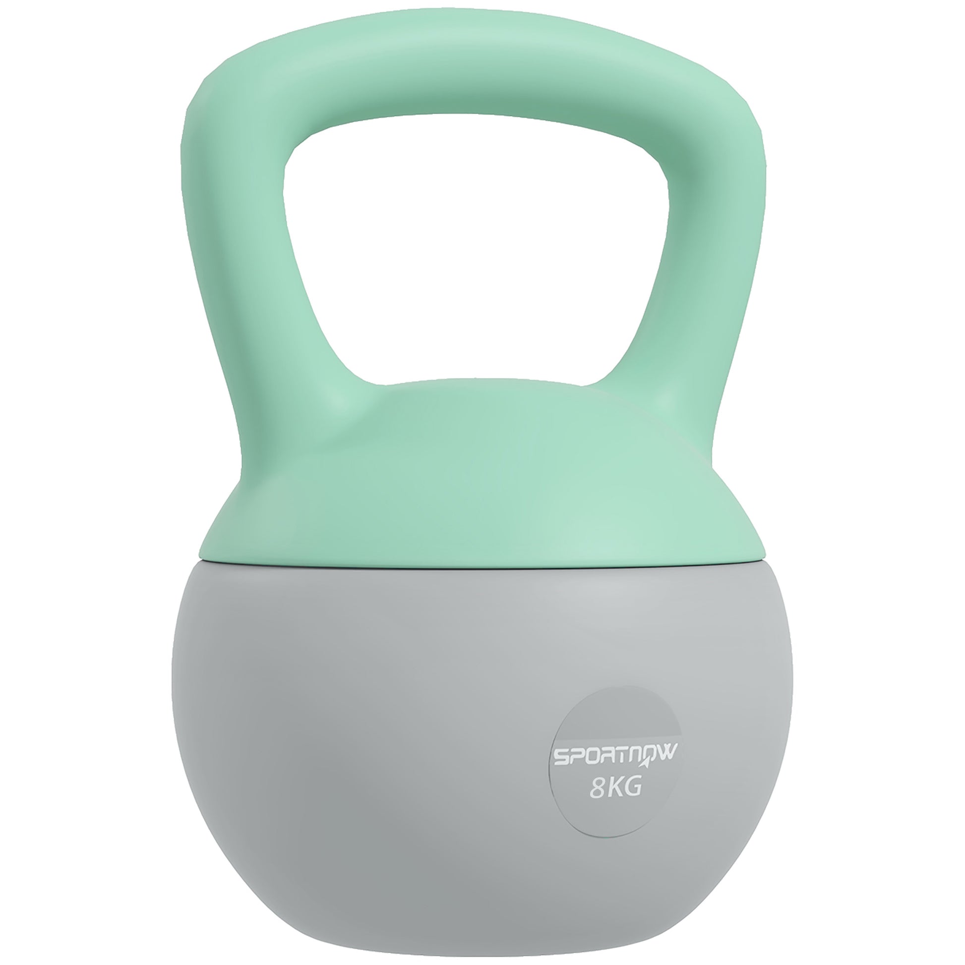 Photo of SPORTNOW 8KG Kettlebell, Soft Kettle Bell with Non-Slip Handle for Home Gym Weight Lifting and Strength Training in Training colour on a white background