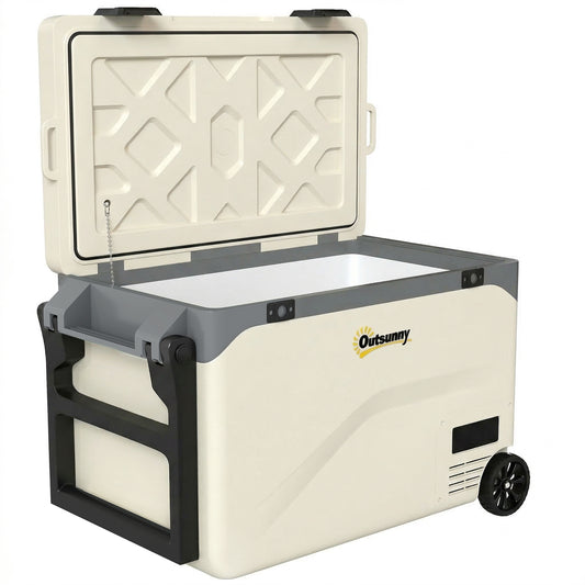 Photo of Outsunny 42.5L Compressor Car Fridge Freezer, Camping Refrigerator with App Control, 20℃-20℃ in 20℃-20℃ colour on a white background