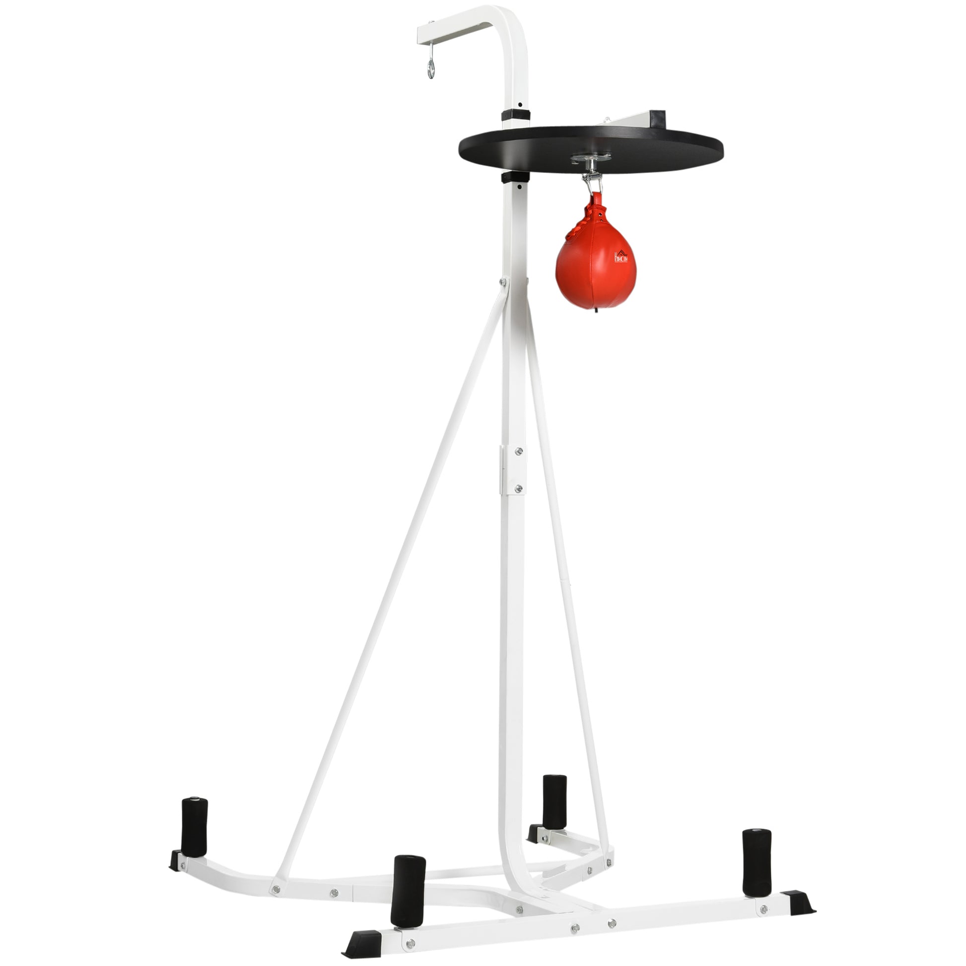 Photo of HOMCOM Adjustable Freestanding Speedbag, Punch Bag Hanger, White in White colour on a white background