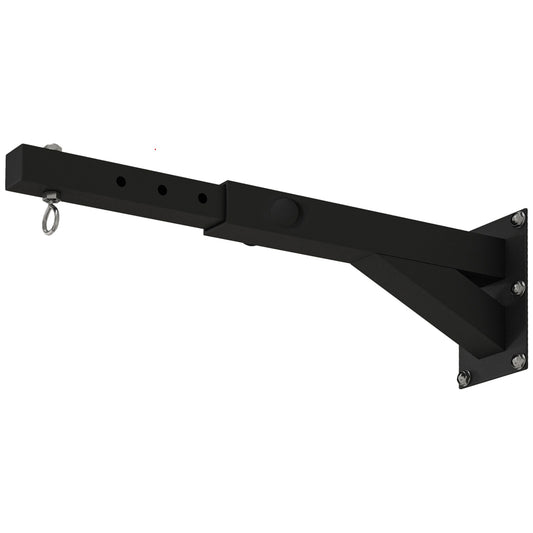 Photo of SPORTNOW Punch Bag Wall Bracket, 5-Length Adjustable Boxing Bag Bracket for Kickboxing, Muay Thai, Punching Training in Training colour on a white background