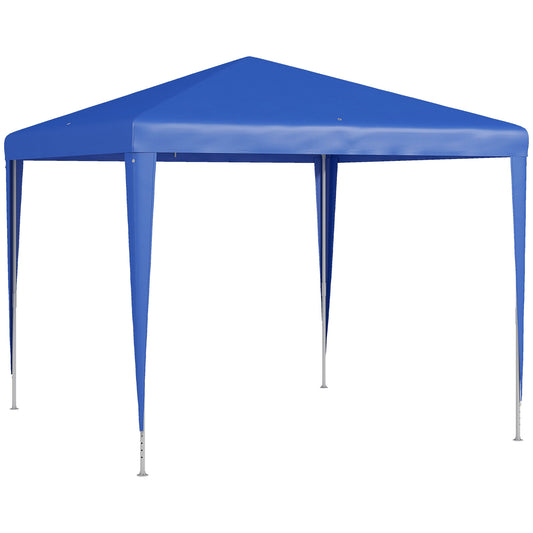 Photo of Outsunny 2.7m x 2.7m Garden Gazebo Marquee Party Tent Wedding Canopy Outdoor(Blue) in Outdoor(Blue) colour on a white background
