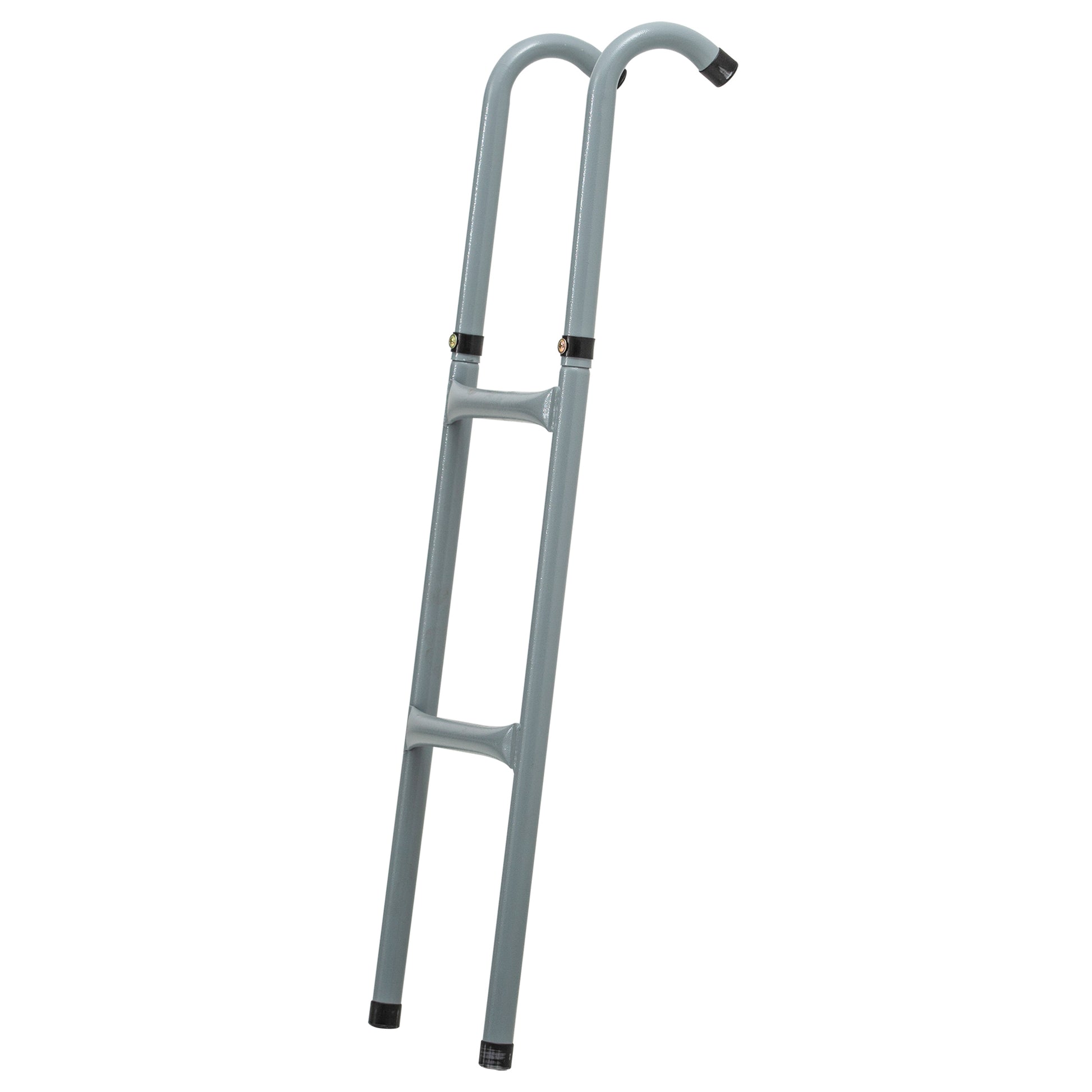 Photo of HOMCOM 6-10ft Trampoline Ladder Galvanized w/ Non-slip Mat in Mat colour on a white background