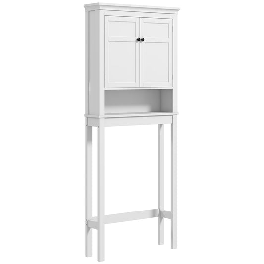 Photo of HOMCOM Over-Toilet/Appliance Storage Cabinet - White in White colour on a white background